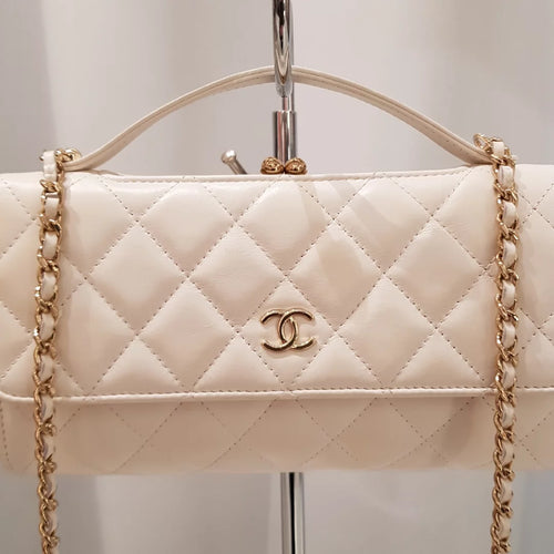 Chanel Wallet on Chain (WOC) Pelle Trapuntata Bianca