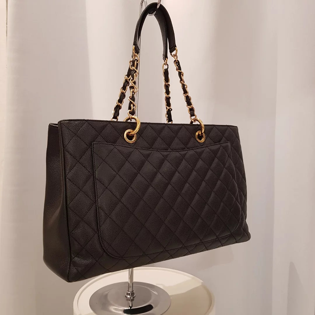 Chanel Grand Shopping Tote (GST) Pelle Caviar Nera