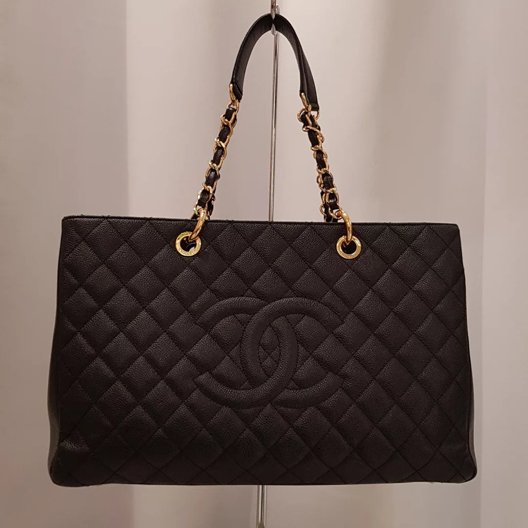 Chanel Grand Shopping Tote (GST) Pelle Caviar Nera