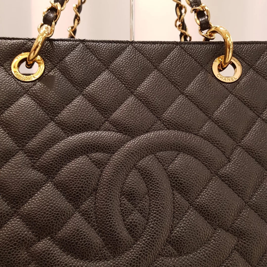 Chanel Grand Shopping Tote (GST) Pelle Caviar Nera