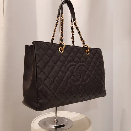 Chanel Grand Shopping Tote (GST) Pelle Caviar Nera